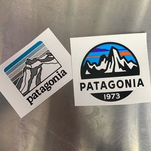 2 Patagonia Stickers